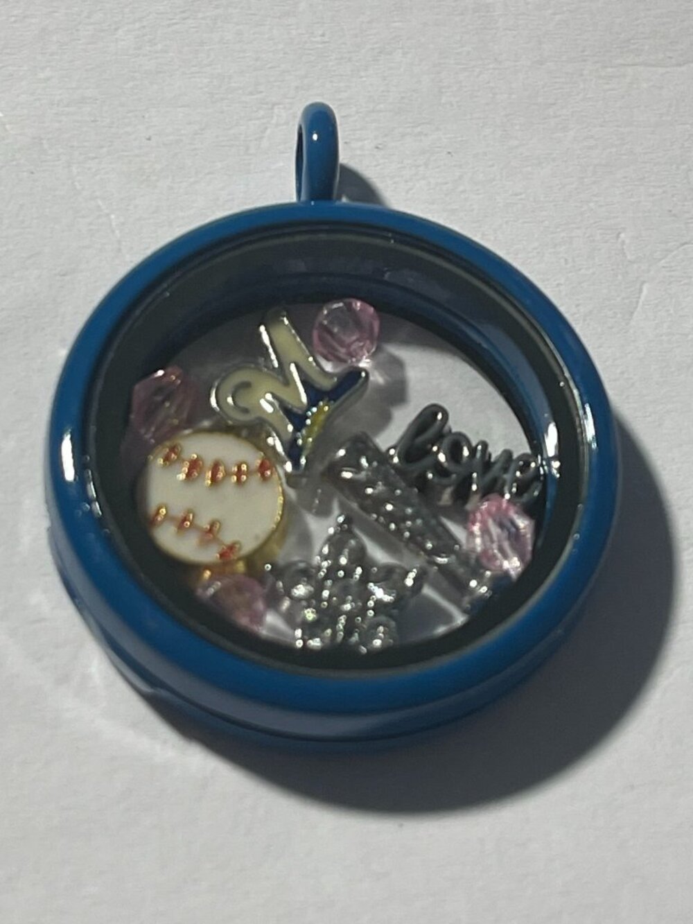 Miami Marlins MLB Memory Charm Locket w/ 22 IN chain NEW